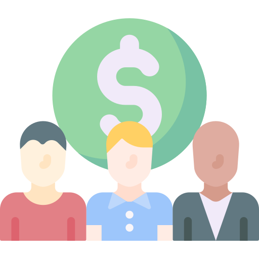paying customer icon